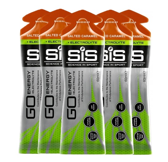 Набор углеводных гелей с электролитами SIS Go Isotonic Gel + Electrolyte 60 мл соленая карамель - 2