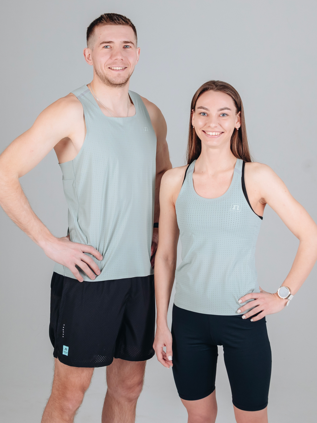 Беговая майка Noname Pace Singlet 26 dusty green - 11