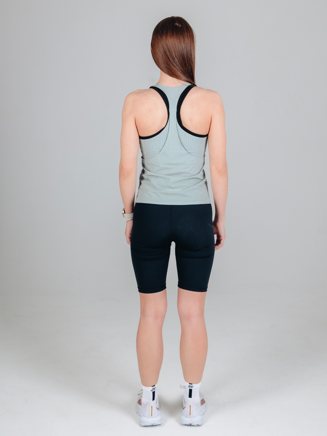 Женская спортивная майка Noname Pace Singlet 26 dusty green - 9