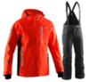 Мужской горнолыжный костюм 8848 Altitude Hinault/Venture (neon red/black) - 1