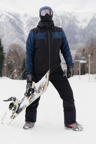 Мужской горнолыжный костюм Nordski Lavin black-dress blue