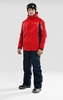 Мужской горнолыжный костюм 8848 Altitude Hinault/Venture (neon red/black) - 2