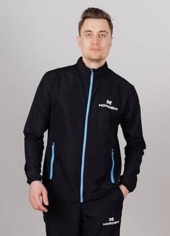 Мужская куртка для бега Nordski Motion black-light blue