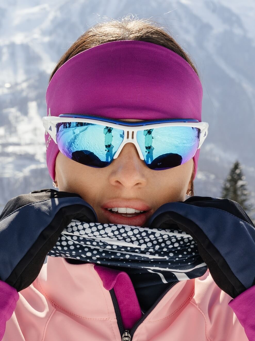 Повязка Nordski Warm фуксия OFSA - 2