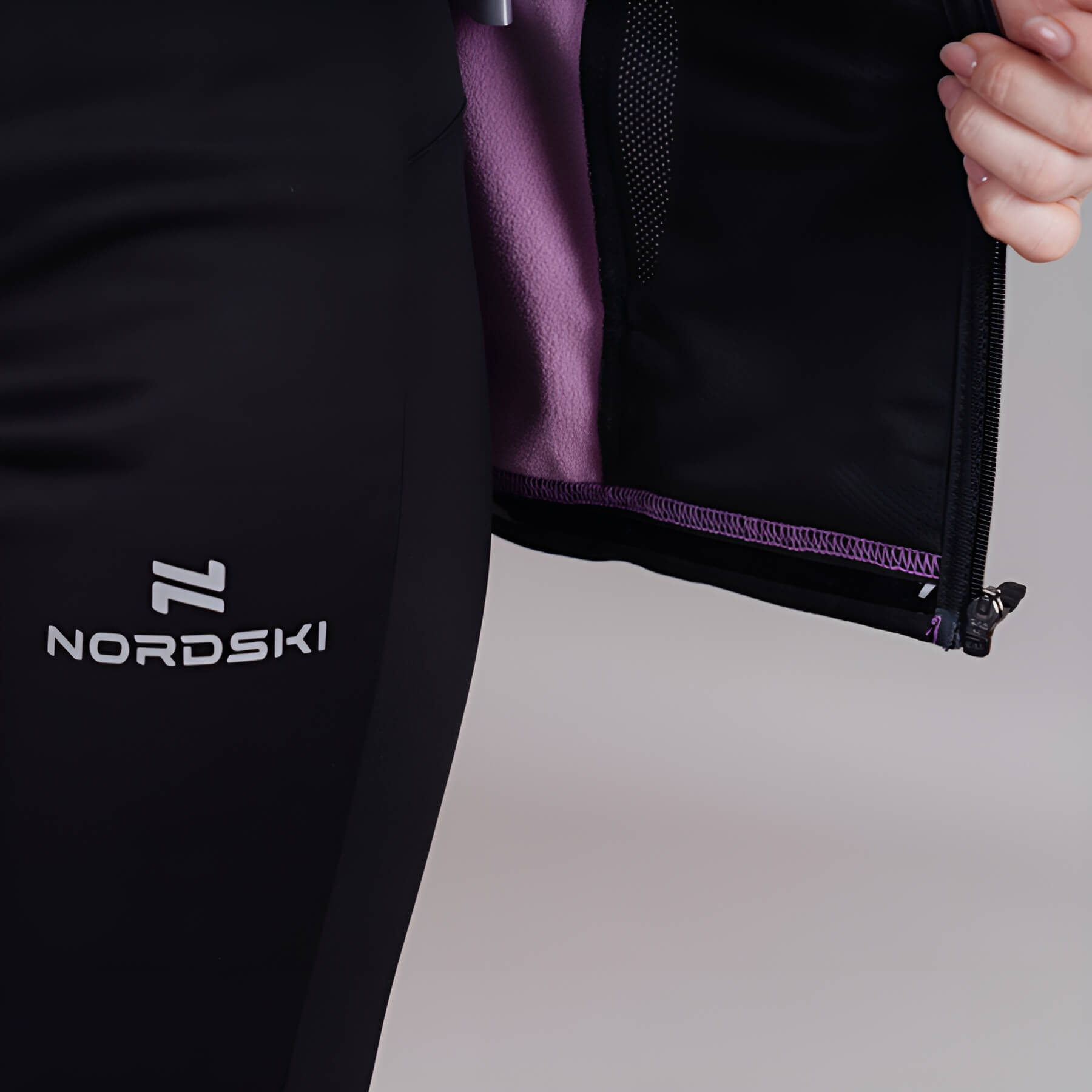 Женский утепленный разминочный костюм Nordski Base Premium orchid - 11