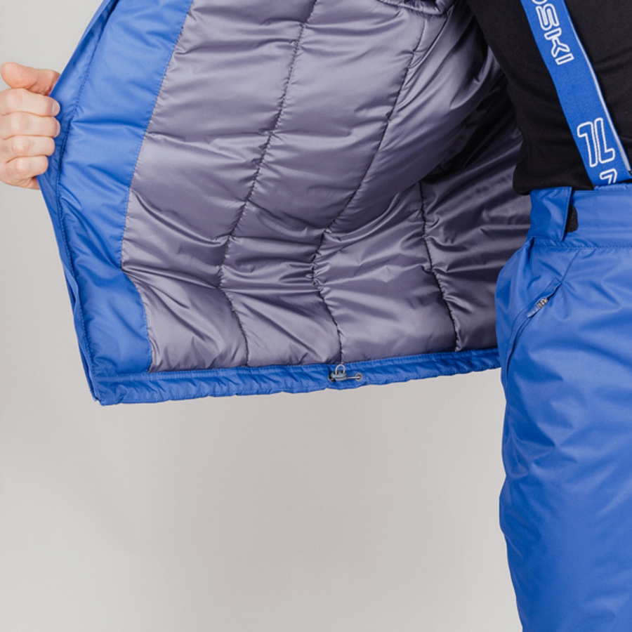 Nordski Jr Premium Sport утепленная лыжная куртка детская blue - 8
