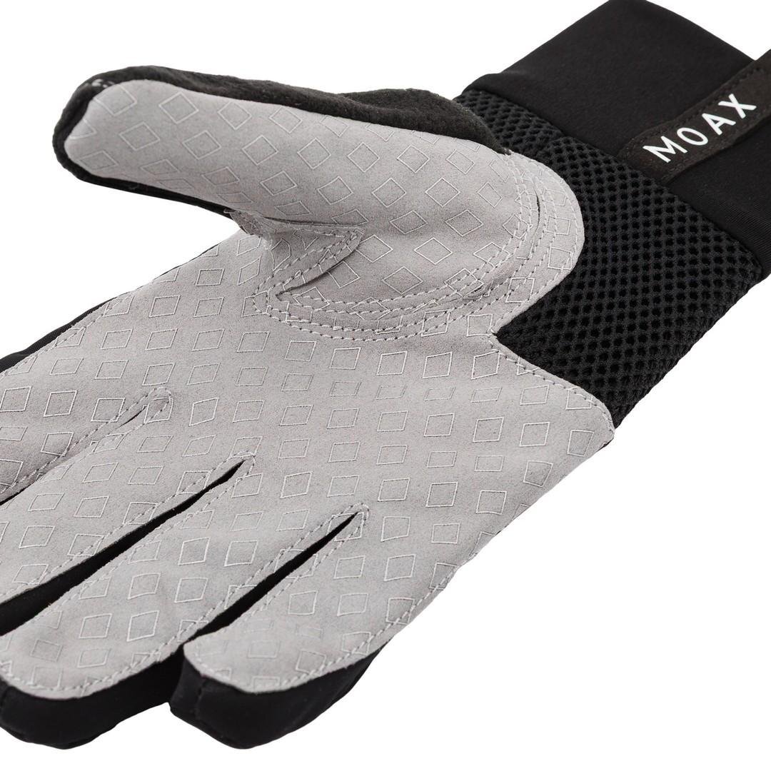 Гоночные перчатки Moax Race Warm 2.0 черные - 4