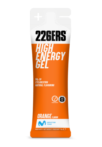 Высокоэнергетический гель с ВСАА 226ERS High Energy 76 г апельсин