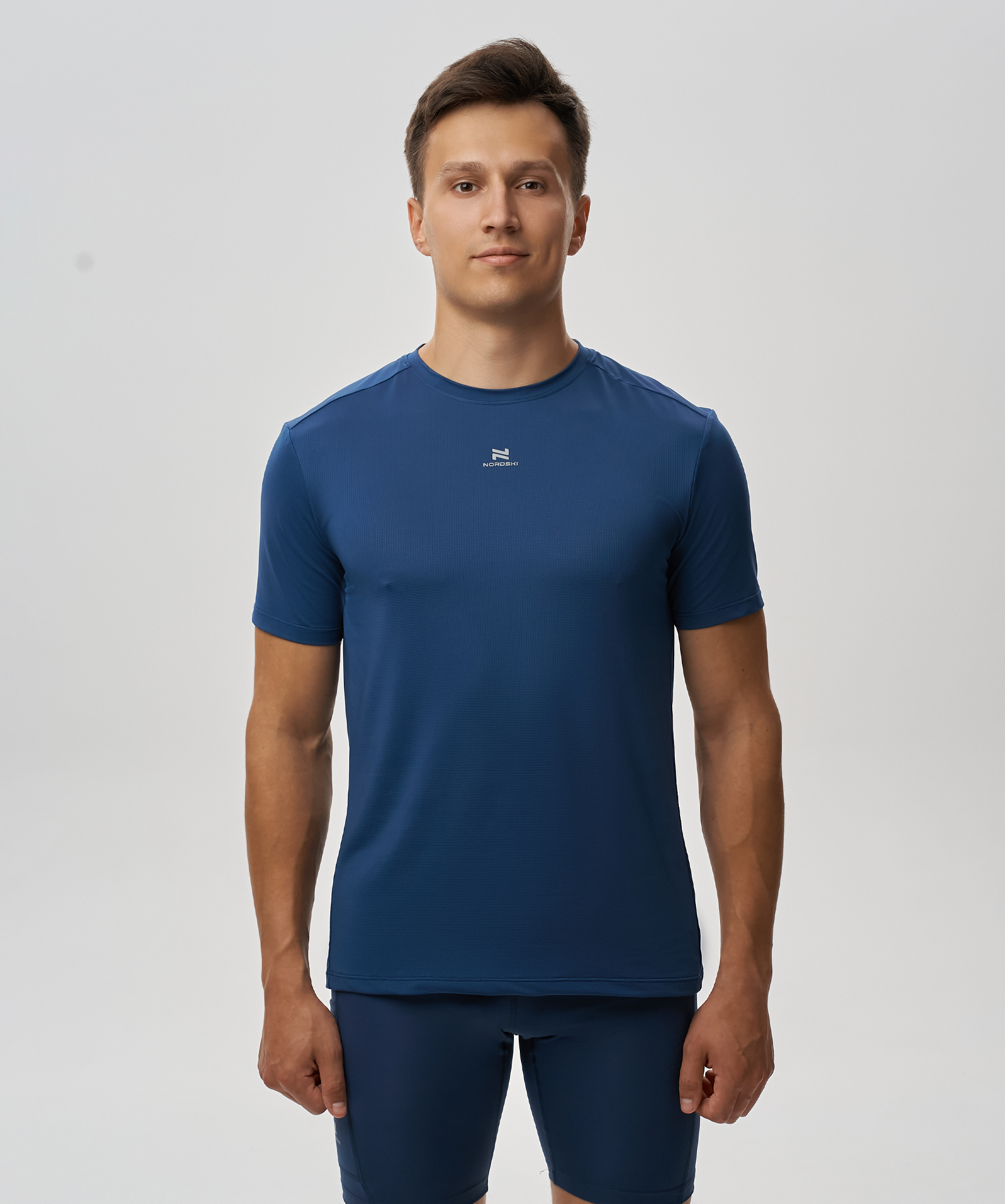 Мужская спортивная футболка Nordski Run 2.0 dark denim