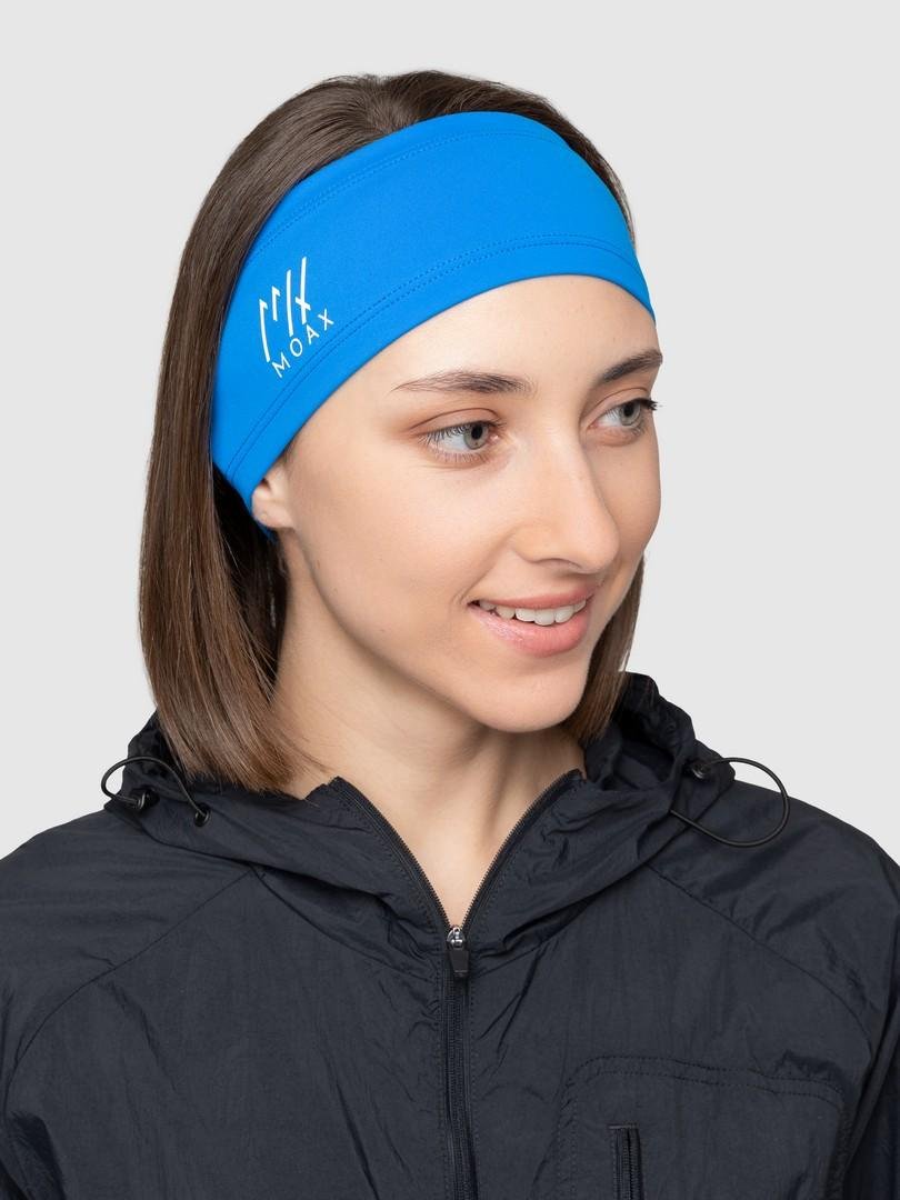 Повязка на голову Moax Speed Pro ярко-синяя - 2