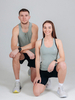 Женская спортивная майка Noname Pace Singlet 26 dusty green - 10