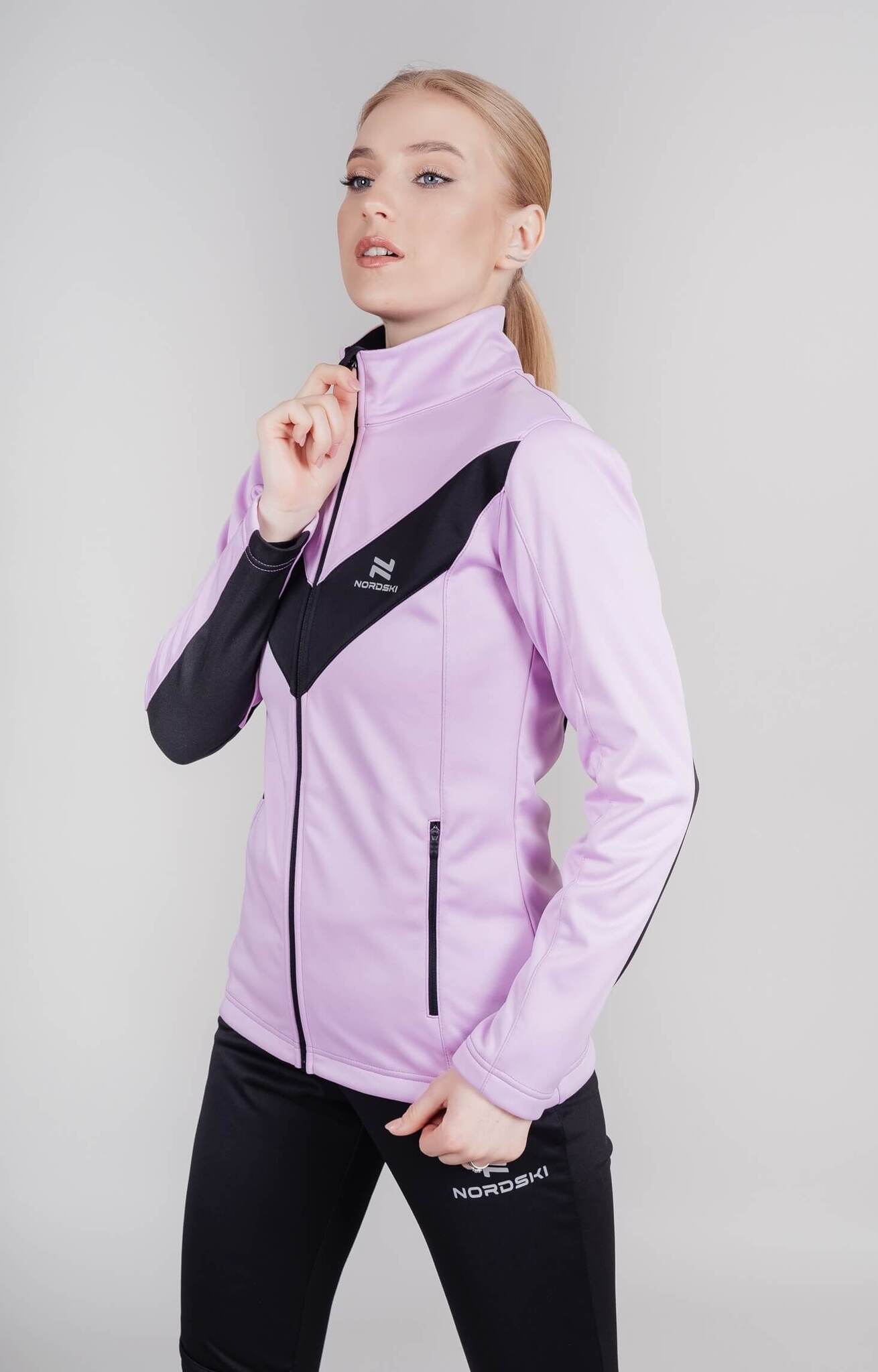 Женский утепленный разминочный костюм Nordski Base Premium orchid - 6