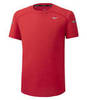 Mizuno Dryaeroflow Tee беговая футболка мужская красная - 1