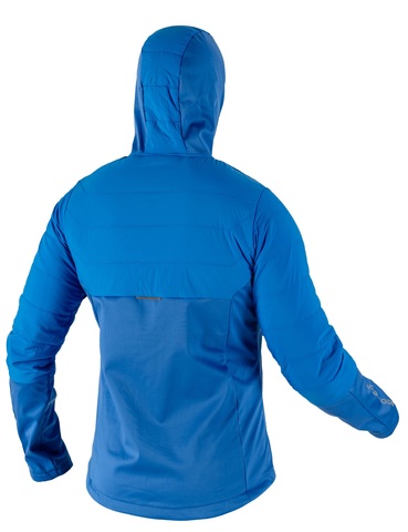 Утепленная гибридная куртка с капюшоном Victory Code Ultra Warm Plus blue
