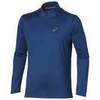 ASICS ESS WINTER 1/2 ZIP мужская беговая рубашка темно-синяя - 1