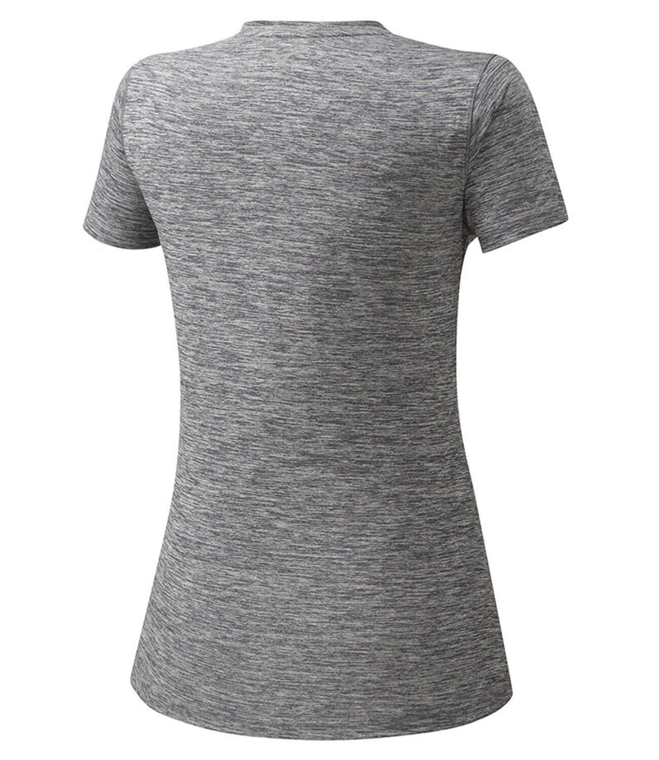 Mizuno Core Graphic Rb Tee беговая футболка женская серая - 2