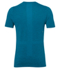 Asics Seamless Ss Top мужская беговая футболка синяя - 2