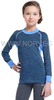 Термобелье рубашка из шерсти мериноса Norveg Climate Control Blue детская - 4