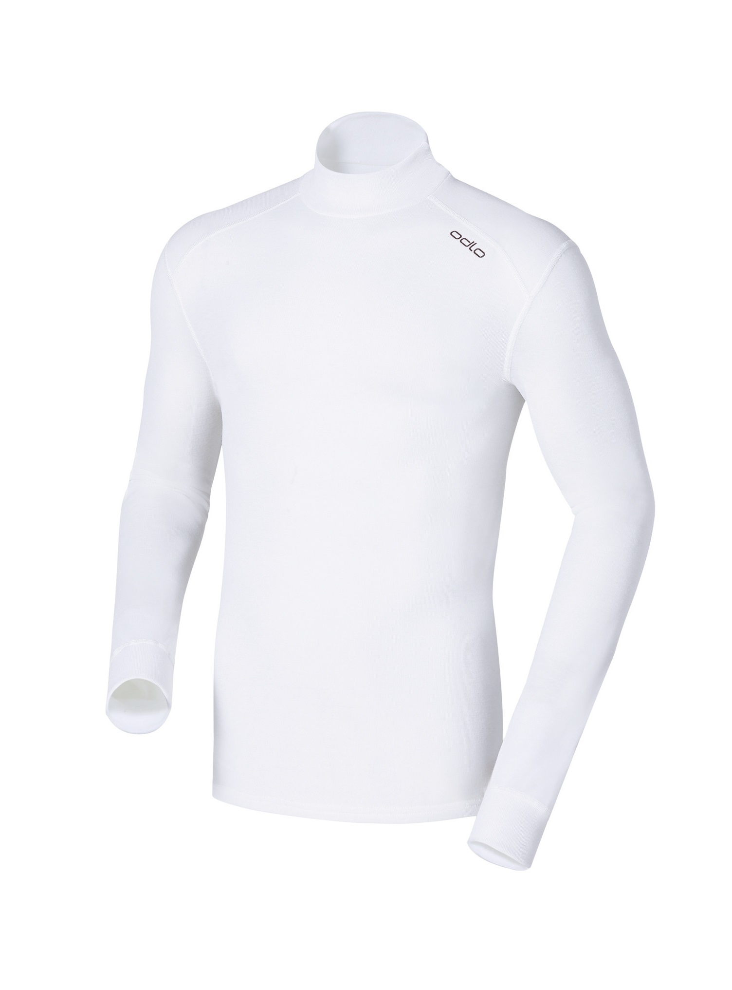 Мужское термобелье рубашка с воротником-стойкой Odlo L/S Turtle Neck Warm  152012-10000 купить в Интернет-магазин Five-sport.ru
