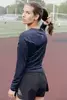 Женская футболка для бега с длинным рукавом Nordski Run темно-синяя - 9