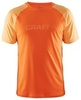 CRAFT PRIME RUN мужская беговая футболка оранжевая - 5