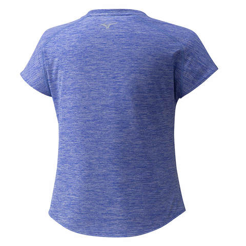 Mizuno Core Rb Graphic Tee беговая футболка женская синяя
