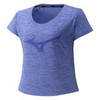 Mizuno Core Rb Graphic Tee беговая футболка женская синяя - 1