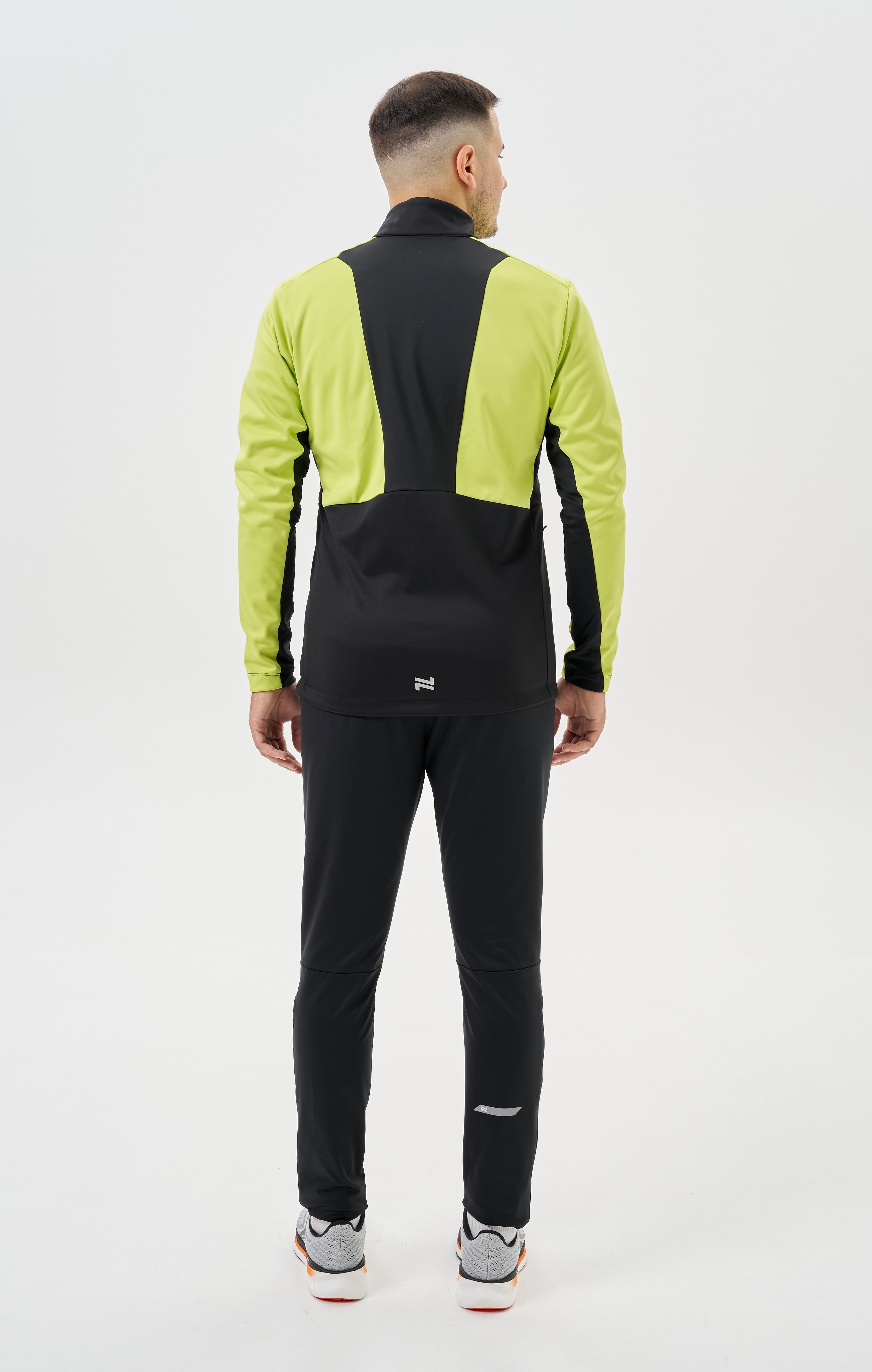 Мужской тренировочный лыжный костюм Nordski Advance lime-black - 5