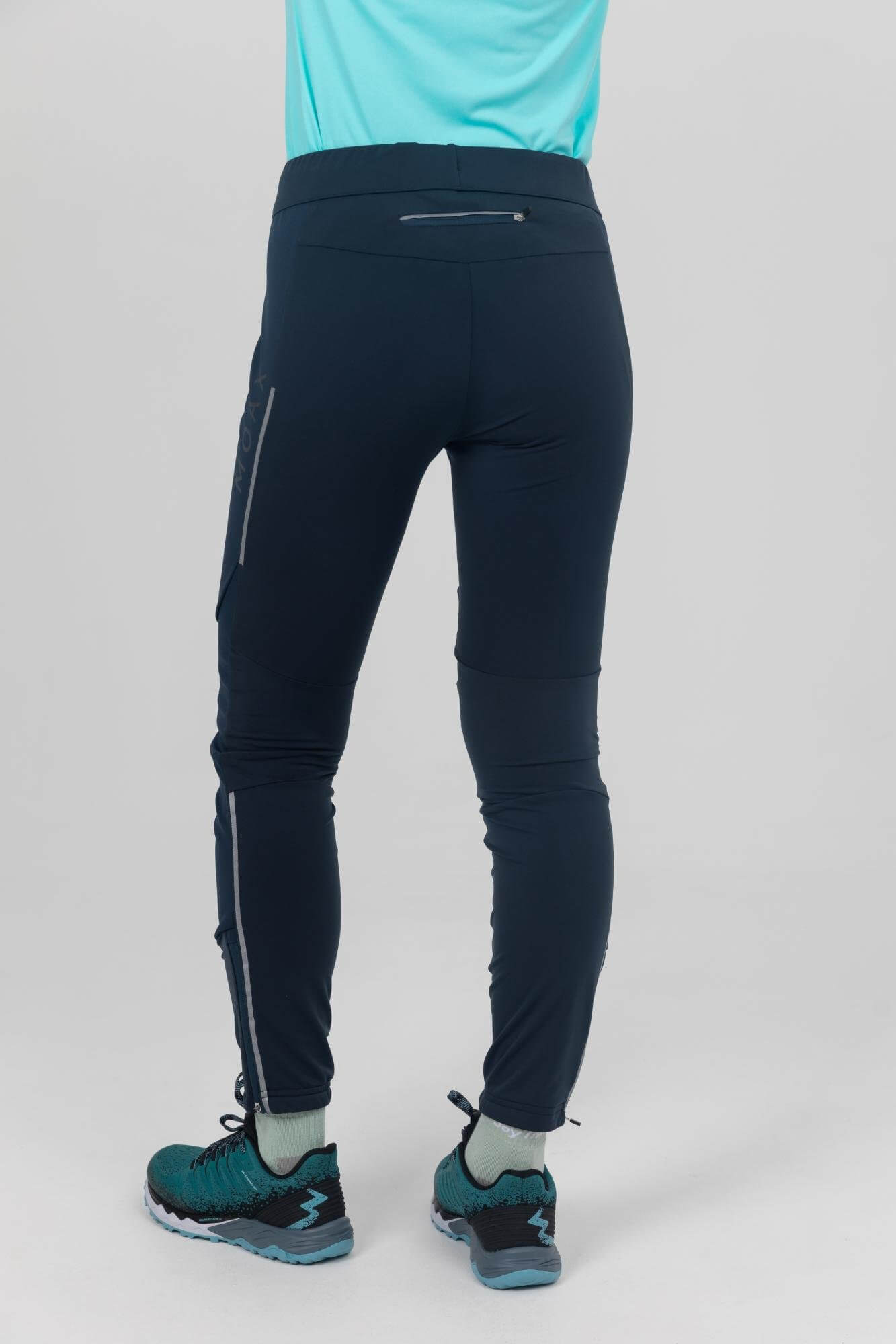 Женские спортивные брюки Moax Delda Light Softshell темно-синие - 4