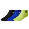 Mizuno Training Mid 3P комплект носков черный-синий-зеленый - 1