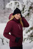 Nordski Mount лыжная утепленная куртка женская бордо - 21