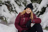 Nordski Mount лыжная утепленная куртка женская бордо - 22
