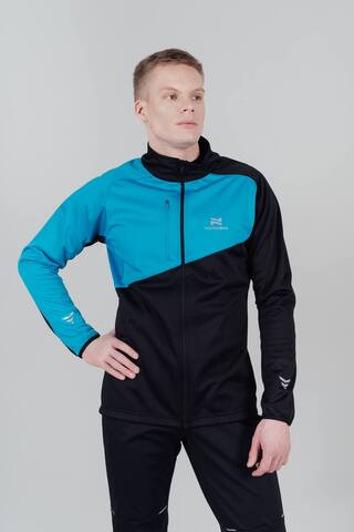 Утепленный лыжный костюм мужской Nordski Premium Active blue-black
