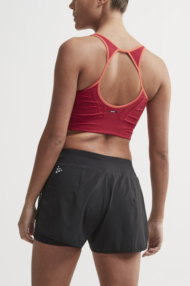 Craft Fuseknit Low Impact спортивный топ женский красный - 3