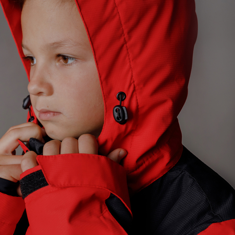 Nordski Jr Extreme горнолыжная куртка детская black-red