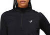 Asics Core 1/2 Zip LS Winter рубашка женская черная - 4