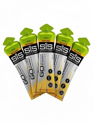 Набор углеводных гелей SIS Go Isotonic Gel яблоко
