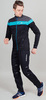 Nordski Drive мужской разминочный лыжный костюм black-blue - 1