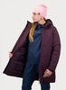 Женская теплая парка Noname Wass Padded Parka WOS dark rasberry - 4
