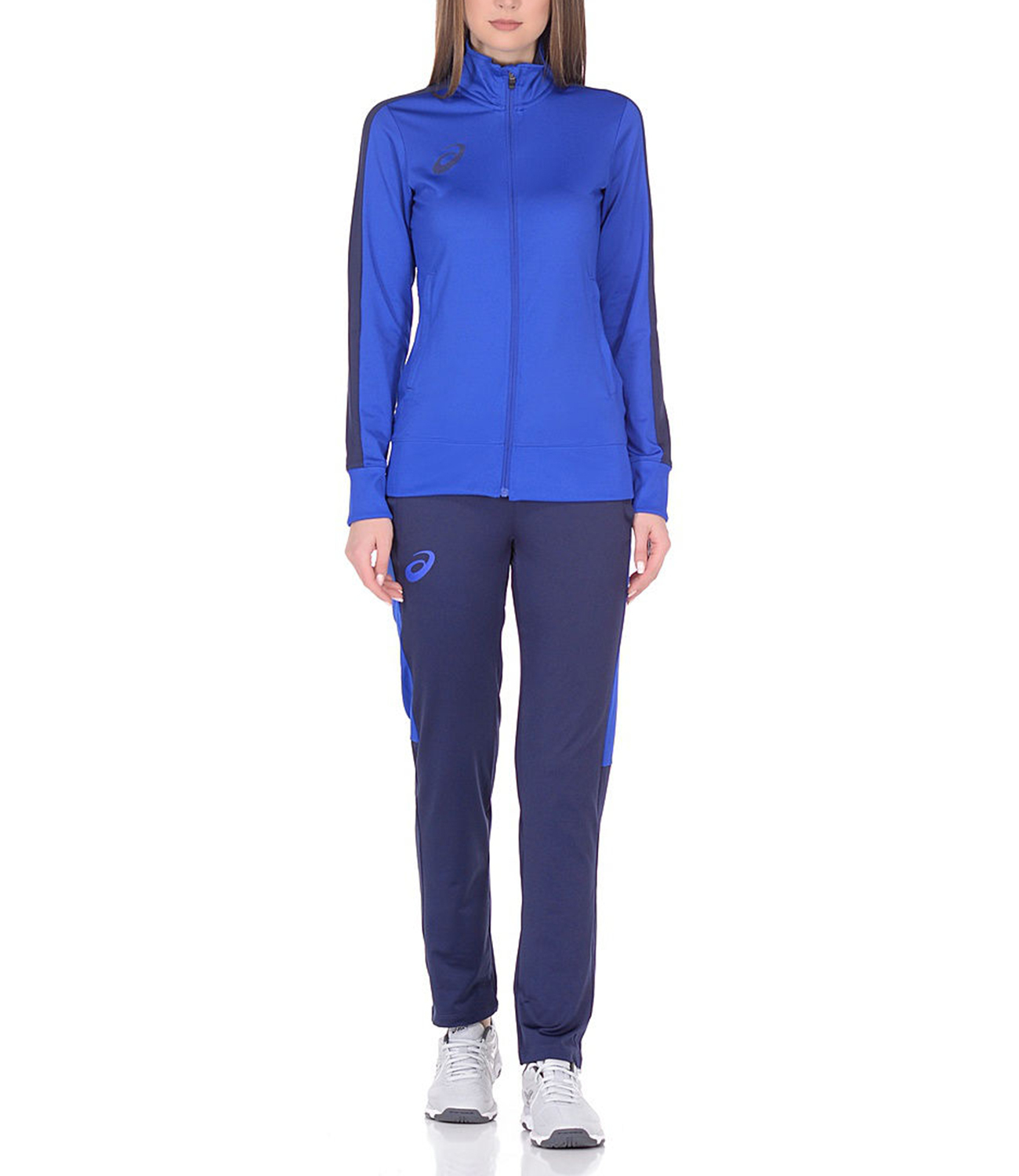 Asics Poly Suit женский спортивный костюм синий