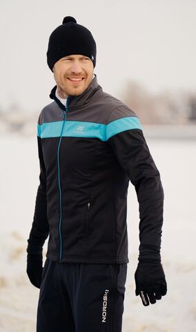 Nordski Drive лыжная куртка мужская black-blue