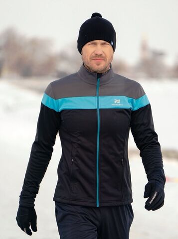 Nordski Drive лыжная куртка мужская black-blue