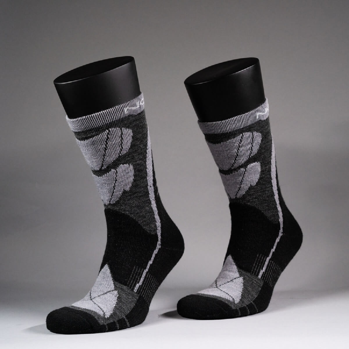 Nordski Jr Wool термоноски детские черные-серые - 2