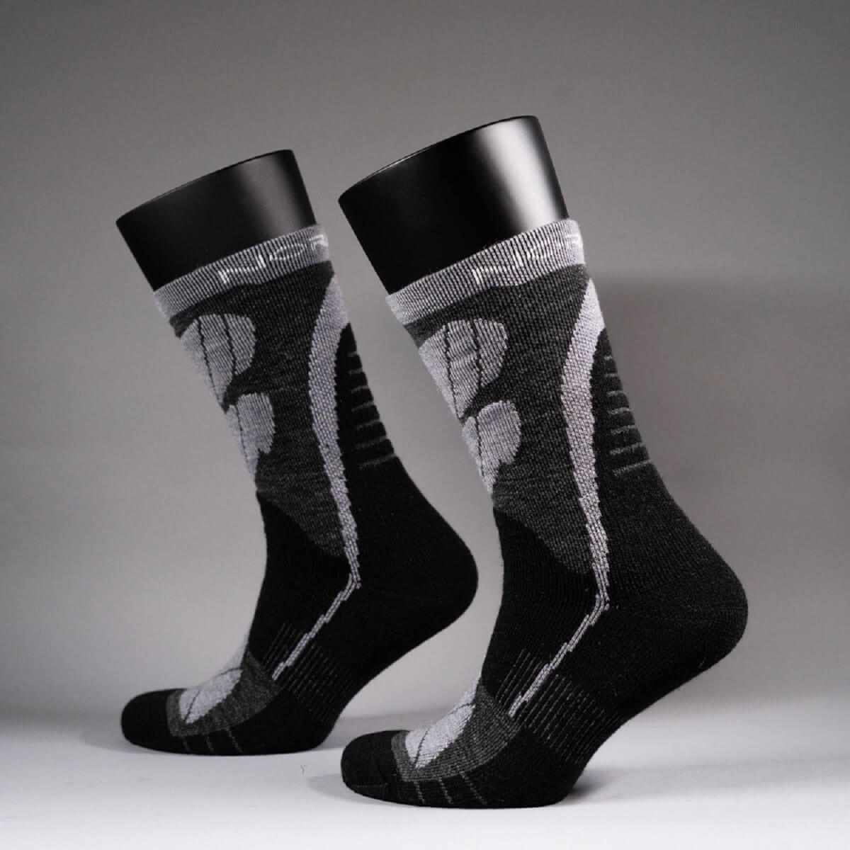 Nordski Jr Wool термоноски детские черные-серые - 3