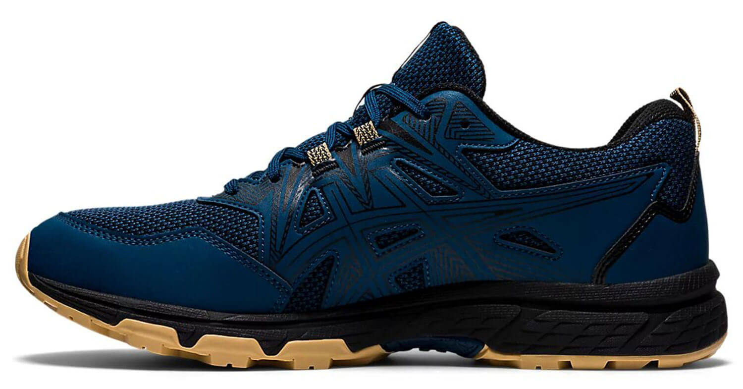 Asics Gel Venture 8 кроссовки для бега мужские темно-синие (Распродажа) - 4