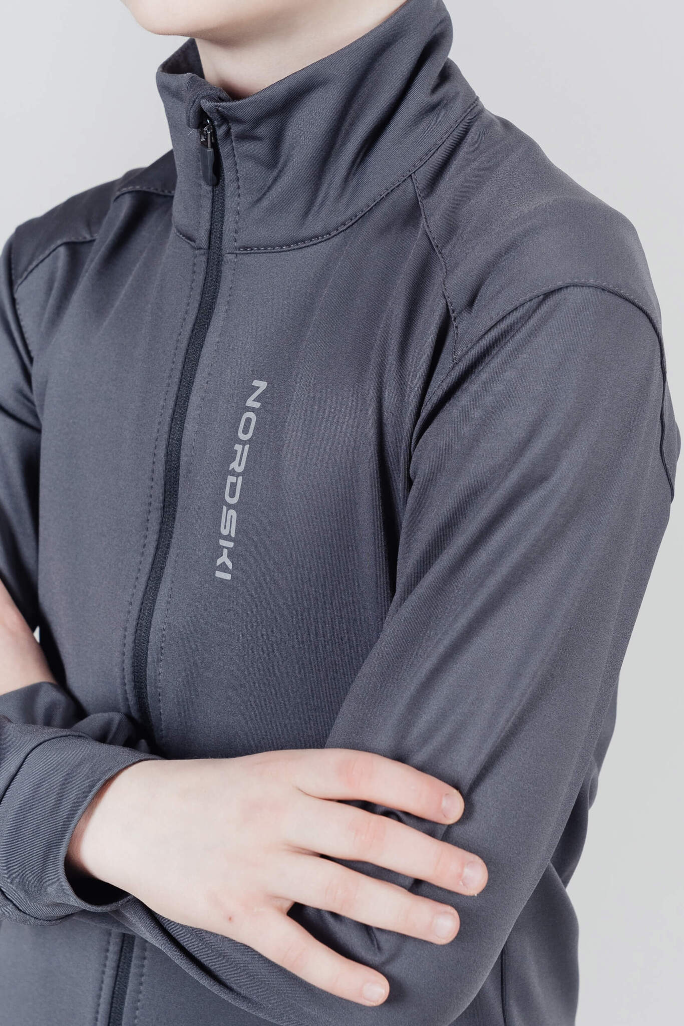 Nordski Jr Layer толстовка детская graphite - 5