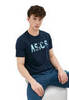 Asics Seasonal Logo Tee футболка для бега мужская темно-синяя - 1