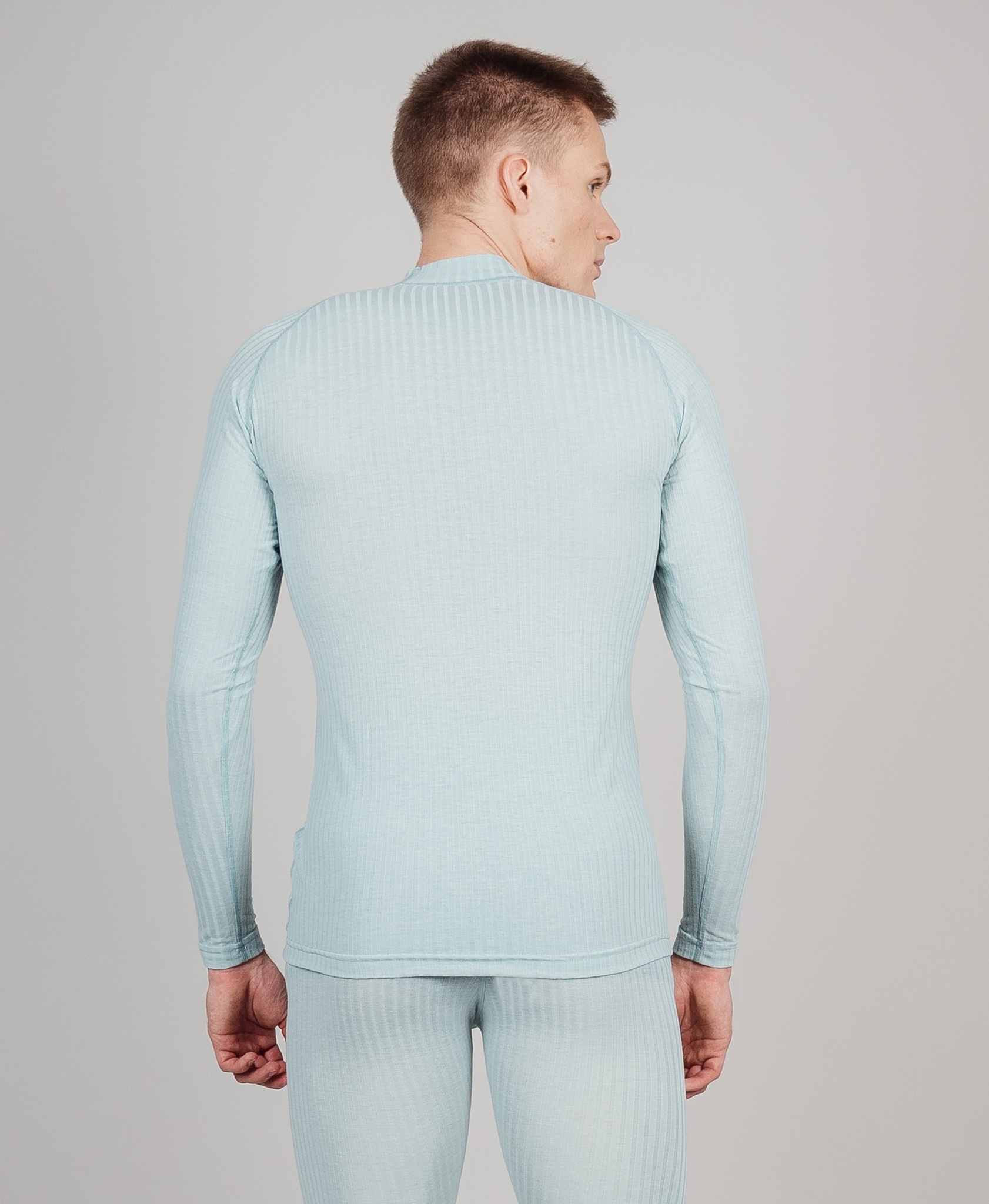 Мужской комплект спортивного термобелья Nordski Light ice mint-dark ocean - 3