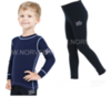 Комплект термобелья из шерсти мериноса Norveg Soft  детский (Blue-Black) - 1