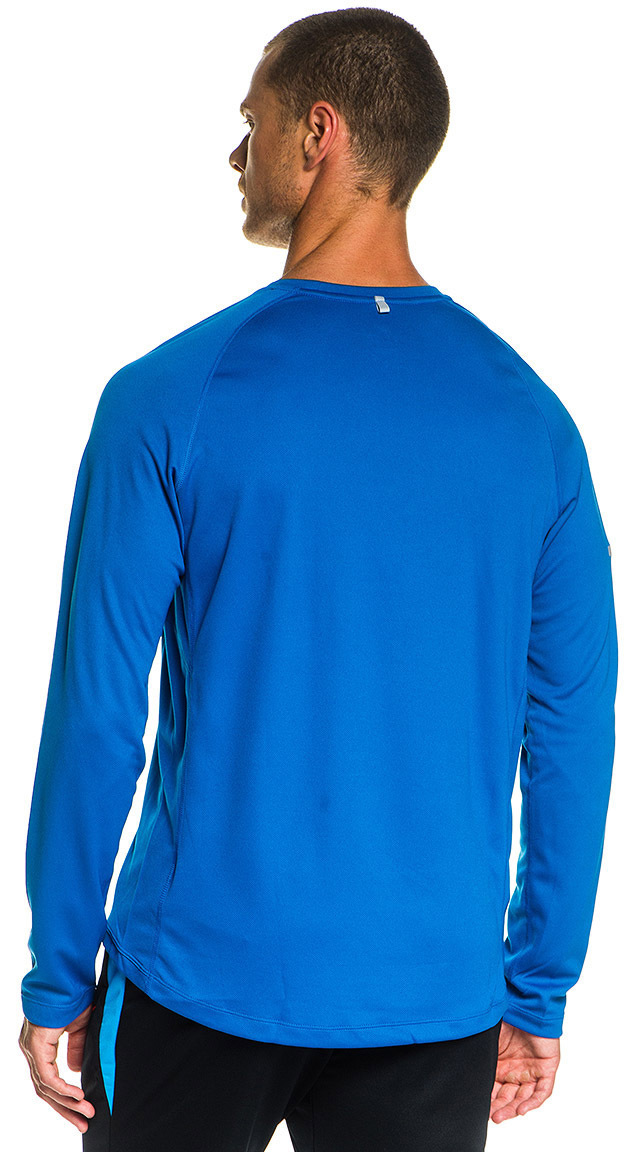 Футболка Nike Miler LS UV /Рубашка беговая голубая - 2